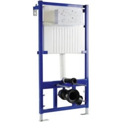 Vorwandelement »Sense«, BxHxT: 550 X 1000 X 115 Mm, Blau/weiß