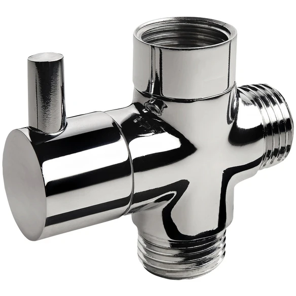 3-Wege Umsteller, 1/2", Silber