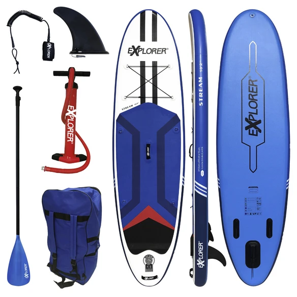 Stand Up Paddle Set »Stream 10.2«, L X B X H: 310 X 85 X 15 Cm, Nutzlast: 140 Kg