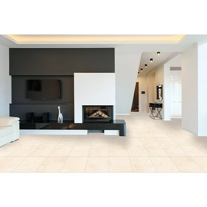 Feinsteinzeugfliese Musical 60 X 120 Cm, Beige, Glänzend – Bild 3