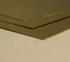 Messingblech Halbhart 1,2mm 400x200mm MS63