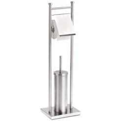 WC-Bürsten & WC-Garnituren, Edelstahl, Silberfarben