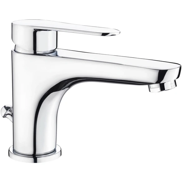 Waschtischarmatur »VIVA«, Messing, Glänzend, ⅜", Inkl. Ablaufgarnitur