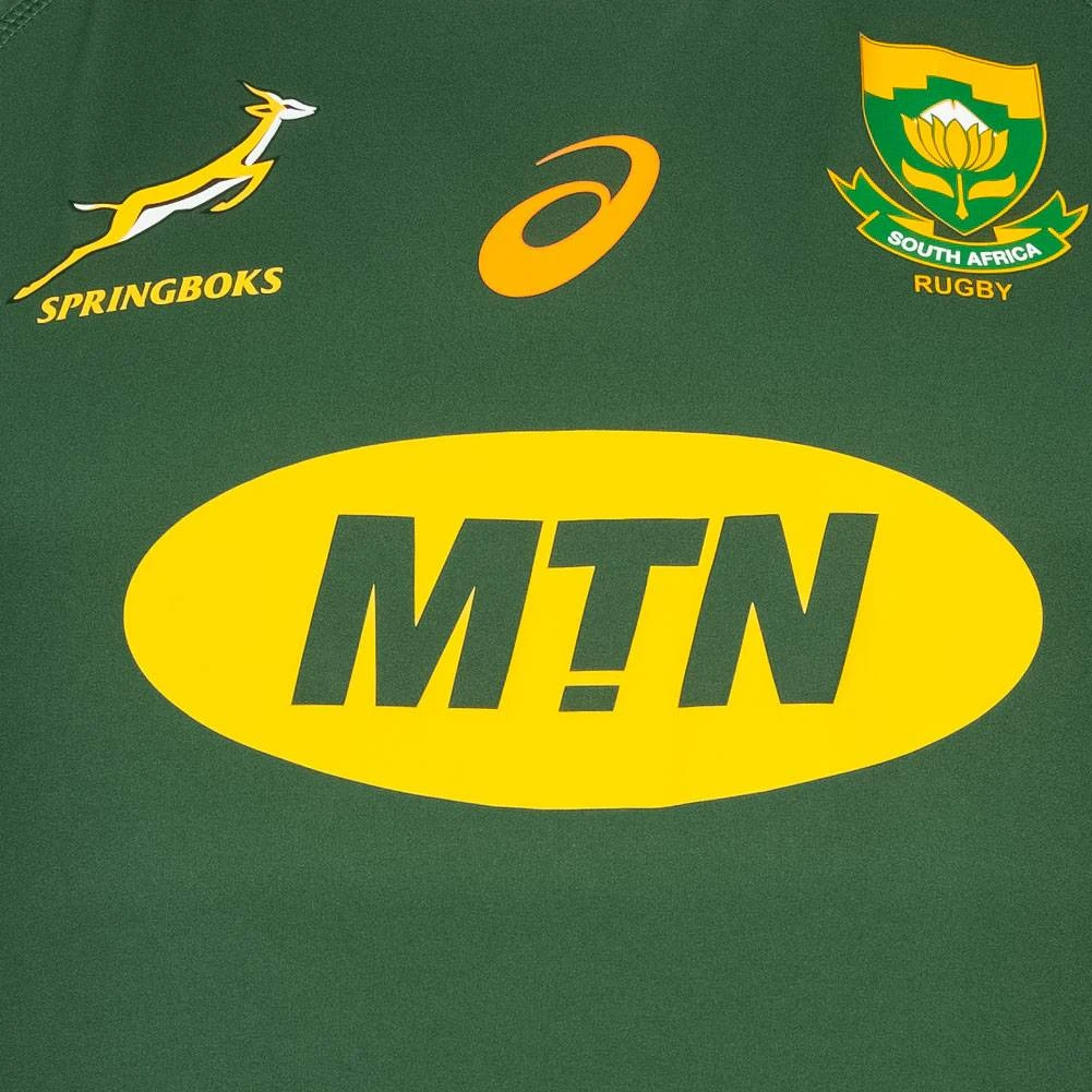 Südafrika Springboks ASICS Rugby Herren Heim Trikot 2111A162-301 – Bild 4