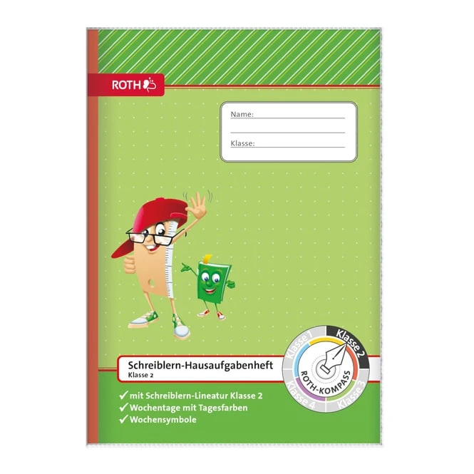 Hausaufgabenheft - Roth Kompass - 3. Klasse