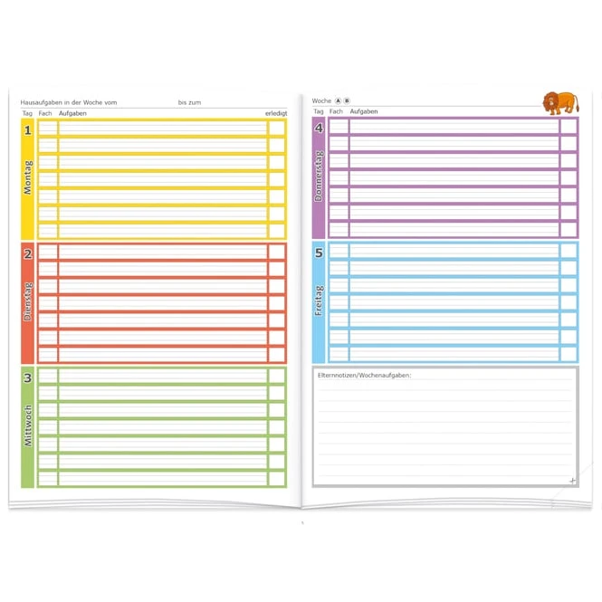 Hausaufgabenheft - Roth Kompass - 3. Klasse – Bild 2