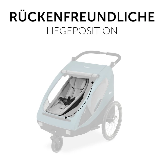 Hauck - Baby Lounger Für Dryk Duo - Grau
