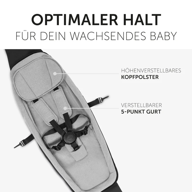 Hauck - Baby Lounger Für Dryk Duo - Grau – Bild 4