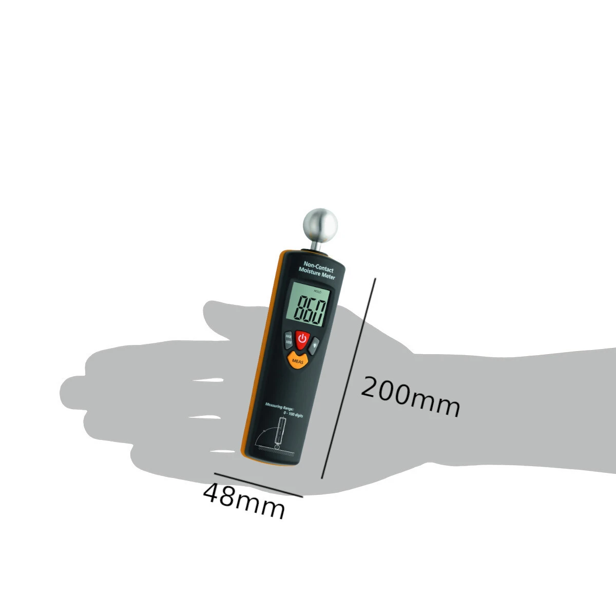 TFA Dostmann TFA-Dostmann Humidcheck Contact TFA 30.5503 Materialfeuchtemessgerät – Bild 2