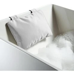 Decor Walther LOFT Nackenkissen - 32x21x7 Cm - Weiß - Mit Saugnäpfen