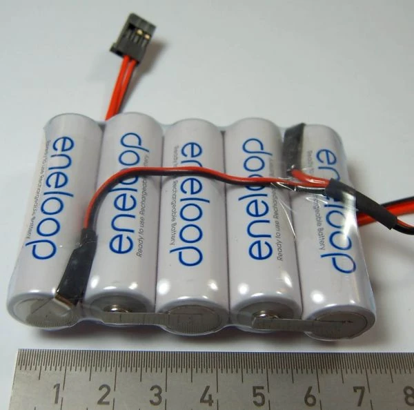 1 Akku-Pack Mit 5x Sanyo ENELOOP, 6,0V 5 Zellen, 2000mAh