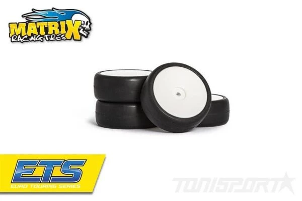 Matrix 1:10 Tourenwagen 28R Reifen Komplettrad Verklebt Teppich (4)