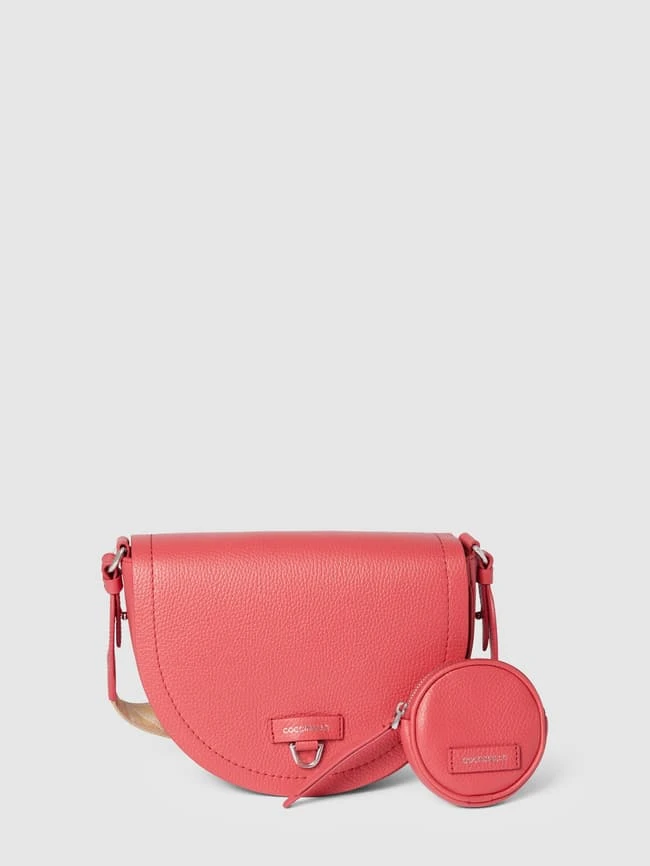 Coccinelle Saddle Bag Mit Label-Detail Modell 'BLAIRE' - Koralle – Bild 2