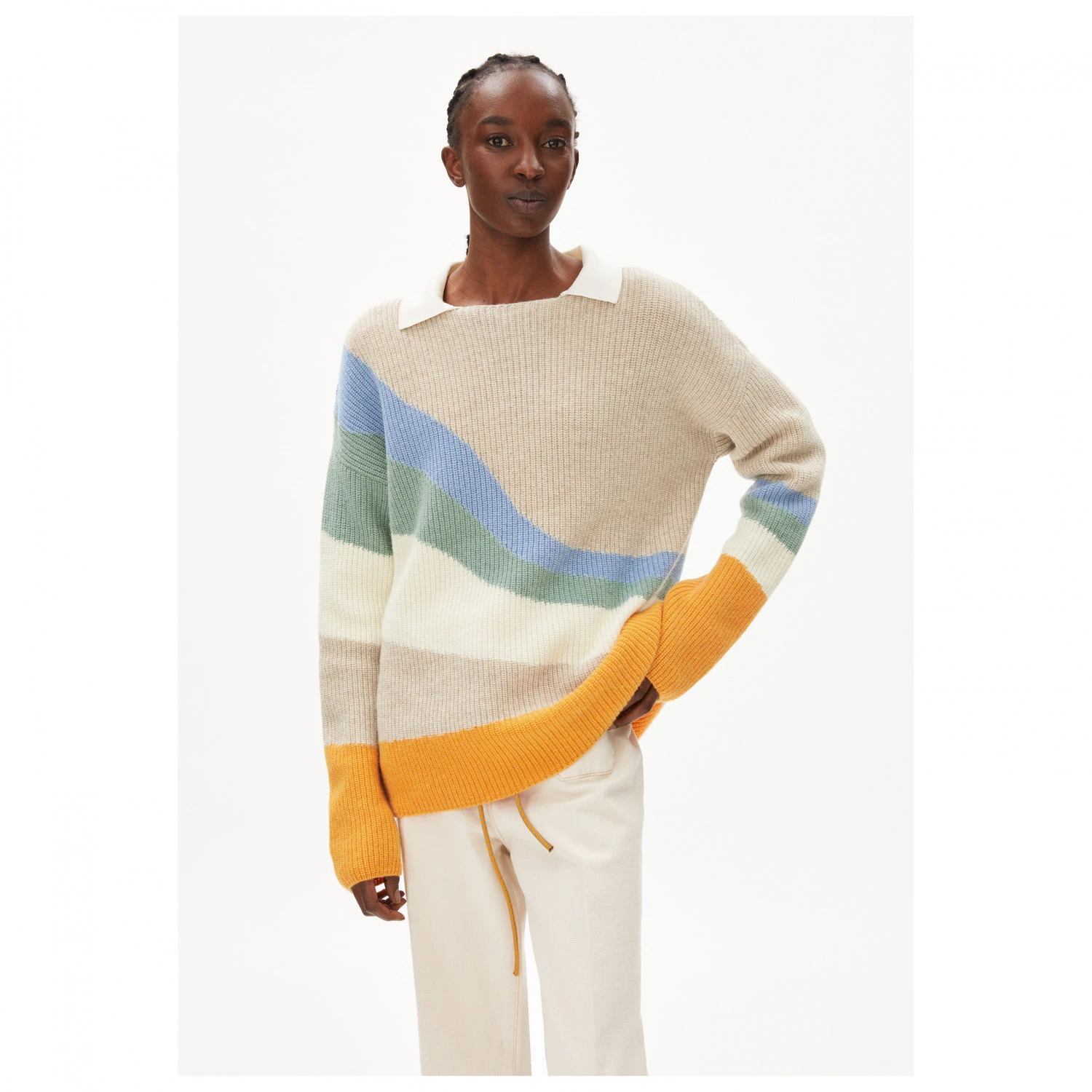 Armedangels Women's Miyaa Multicolor - Wollpullover – Bild 3