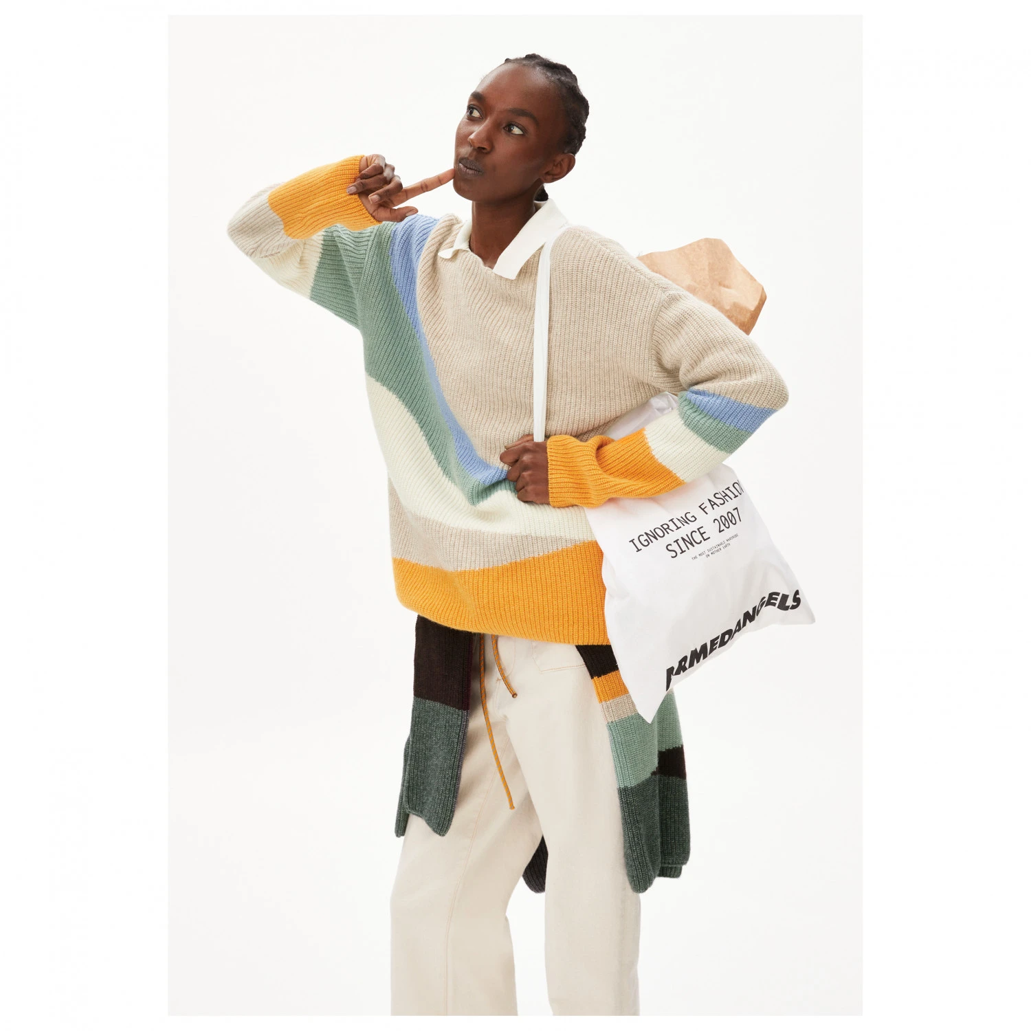 Armedangels Women's Miyaa Multicolor - Wollpullover – Bild 4