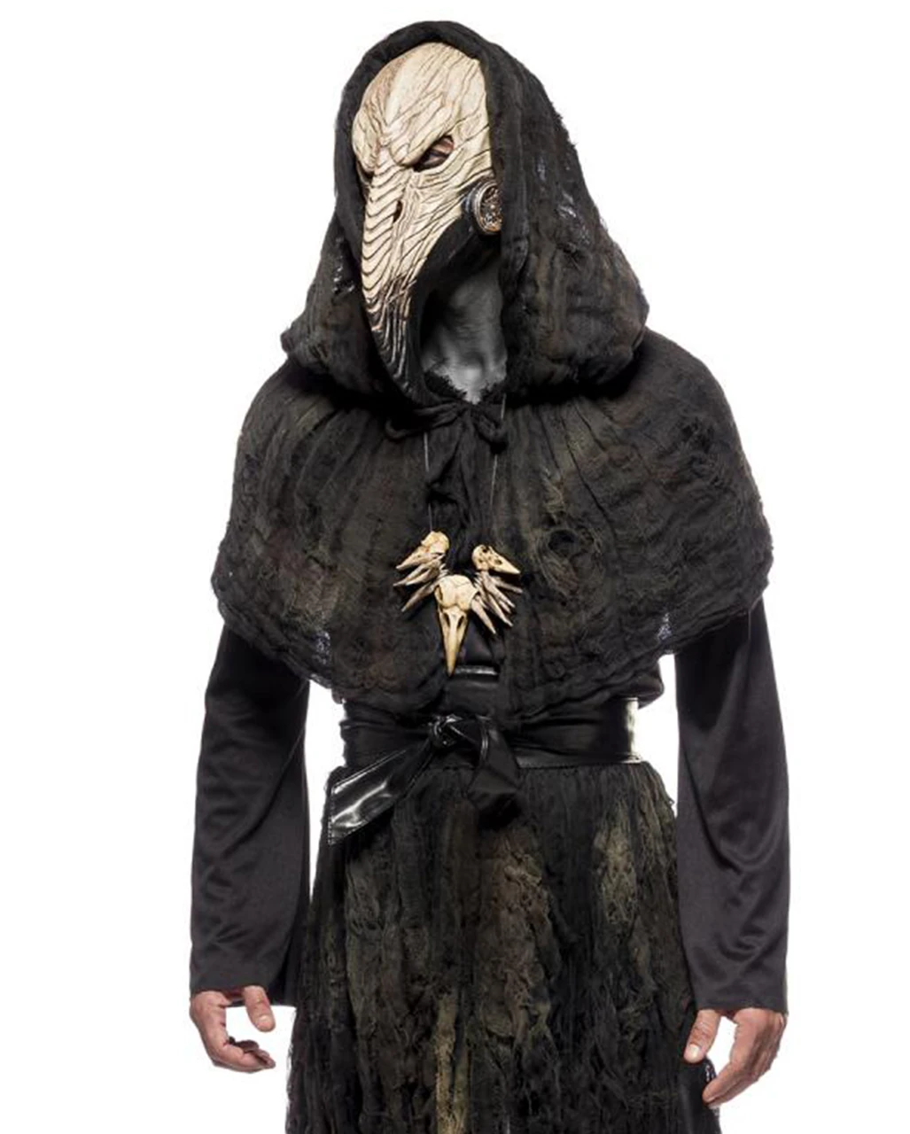 Endzeit Pest Doktor Herrenkostüm Mit Schnabelmaske – Bild 3