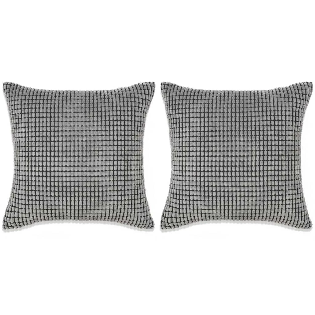 VidaXL Patchwork-Kissen 2 Stk. Handgefertigt 45 X 45 Cm Orange/Grün – Bild 4