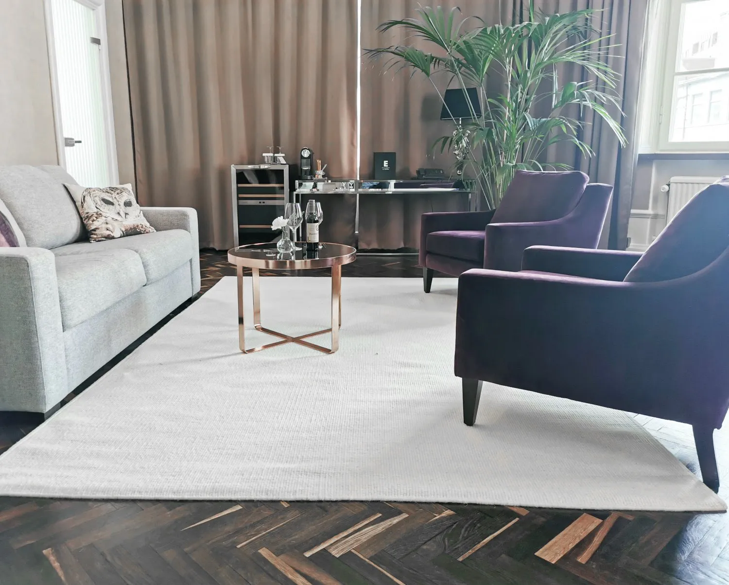 Wollteppich - Hamilton (weiß) – Bild 6